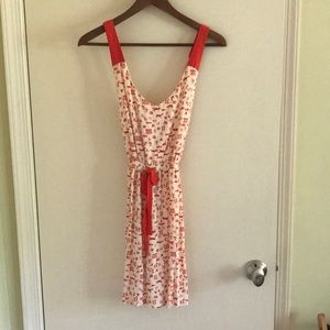 Animal print mini dress